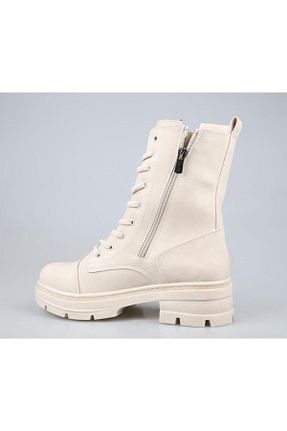 بوت / نیم بوت بژ زنانه پاشنه تخت MİSS PARK MODA - کد 874784434