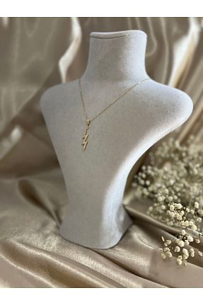 گردنبند استیل ( فولاد ) زرد زنانه استیل (فولاد) Store - کد 874791403