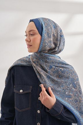 شال سرمه ای زنانه پلی استر ARMANDA - کد 868369668
