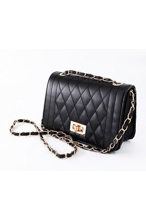کیف دوشی مشکی زنانه چرم مصنوعی MODA - کد 874807101