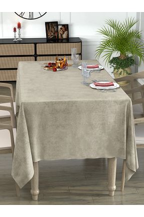 رومیزی قهوه ای پلی استر Perle - کد 356366292