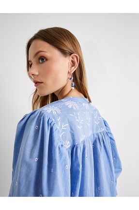 پیراهن آبی زنانه رگولار Koton - کد 829680921