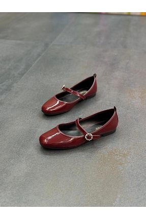 بابت زرشکی زنانه چرم لاکی DİVA - کد 874805302