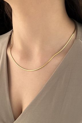گردنبند طلا زرد زنانه 14 عیار Fiyonk Kuyumculuk - کد 874821581