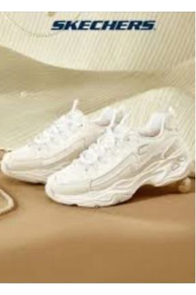کفش کلاسیک بژ زنانه پاشنه تخت Skechers - کد 874823623