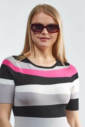 عینک آفتابی زرشکی زنانه UV400 Gabba Eye - کد 152672761