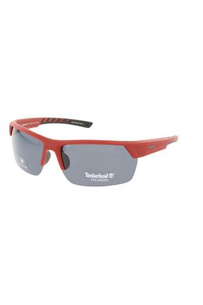 عینک آفتابی قرمز مردانه UV400 Timberland - کد 90560164
