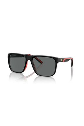 عینک آفتابی مشکی مردانه 59 Ferrari - کد 837348402