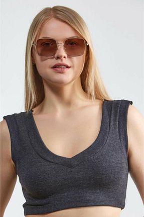عینک آفتابی طلائی زنانه UV400 Gabba Eye - کد 154312386
