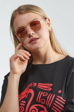 عینک آفتابی طلائی زنانه UV400 Gabba Eye - کد 152676917