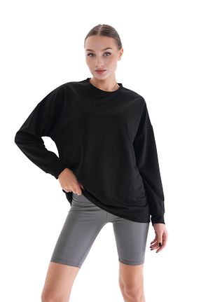 سوئیشرت مشکی زنانه ساده HOFY - کد 874833841