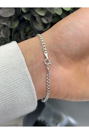 دستبند نقره سفید مردانه 925 عیار NikaŞ - کد 874871018