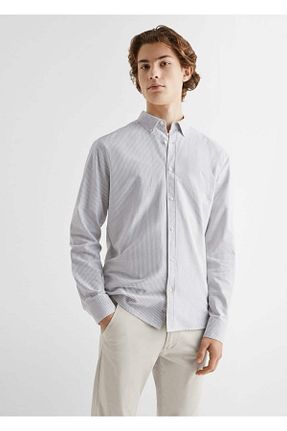 پیراهن سبز مردانه رگولار MANGO Teen - کد 468695857