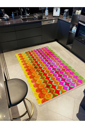 فرش رنگی قابل شستشو Rugs Modern Halı - کد 874874358