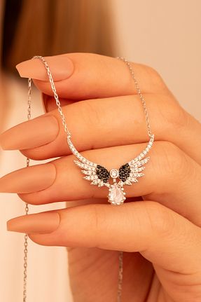 گردنبند نقره رنگی زنانه 925 عیار vogutima - کد 874892642