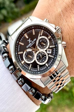 ساعت مچی طوسی مردانه 41-45 میلی متر Daniel Klein - کد 874945408