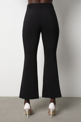 شلوار مشکی زنانه پارچه MODA - کد 864990625