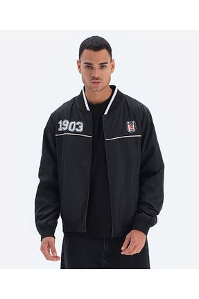 کاپشن مشکی مردانه رگولار Beşiktaş - کد 784279932