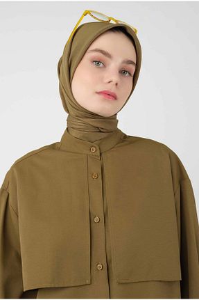 روسری سبز پلی استر HEQA - کد 840058639