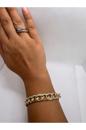 دستبند استیل (فولاد) طلائی زنانه استیل (فولاد) asiaaksesuar - کد 874951635