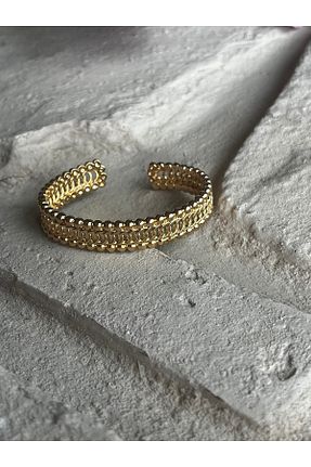 دستبند استیل (فولاد) طلائی زنانه استیل (فولاد) JOLIE - کد 874964323