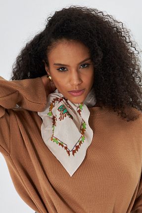 دستمال گردن رنگی زنانه D scarf - کد 873180321