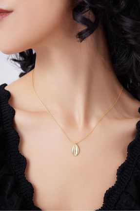 گردنبند نقره زرد زنانه 925 عیار orchards - کد 874960376