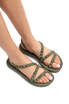 صندل سبز زنانه پاشنه تخت İpanema - کد 828909178