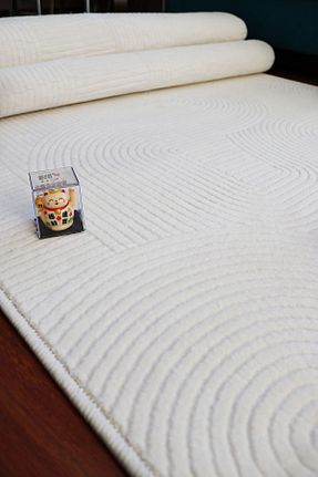 فرش بژ زیره ضد لغزش SoftNest - کد 874976834