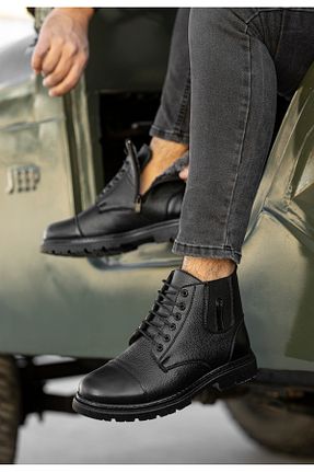 بوت / نیم بوت مشکی زنانه پارچه ای Daxtors - کد 874975476