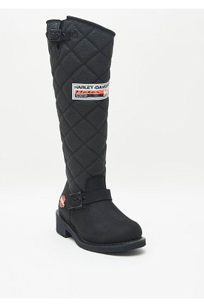 بوت / نیم بوت مشکی زنانه نبوک Harley Davidson - کد 422892218