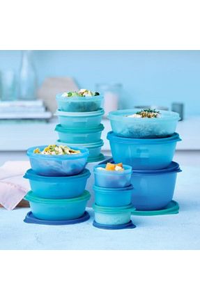 ست غذاخوری کمپ آبی Tupperware - کد 167660649