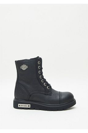 بوت / نیم بوت مشکی زنانه چرم خالص Harley Davidson - کد 320117164