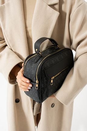 کیف دوشی مشکی زنانه چرم مصنوعی Kaya Bag - کد 874982489