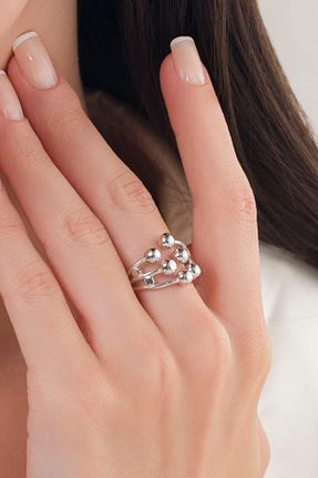 انگشتر نقره رنگی زنانه 925 عیار Tmt Silver - کد 874981146