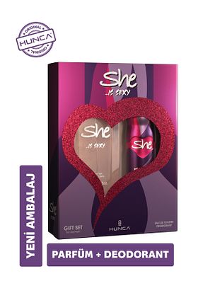ست ادکلن متالیک زنانه She - کد 2174145