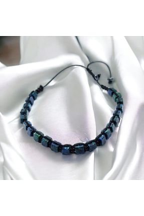 دستبند جواهر مشکی زنانه سنگ طبیعی Aksesuar - کد 814638902