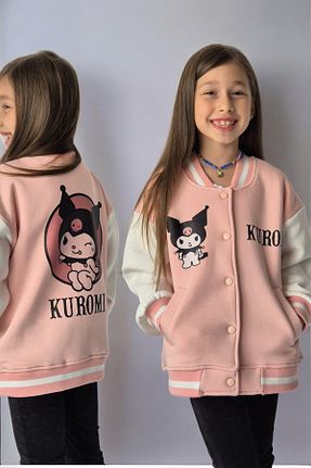 کت صورتی بچه گانه اورسایز QUB CLUB - کد 791626604