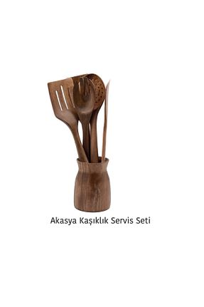 جای قاشق قهوه ای چوب Veliday - کد 874992888