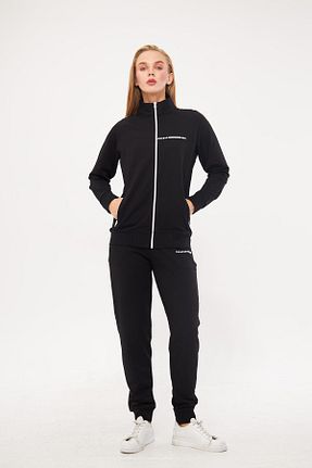 ست کرمکن اسپرت مشکی زنانه پنبه پلی استر TRENDHİLL - کد 874991366