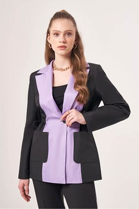 کت رنگی زنانه رگولار Mizalle - کد 740895735