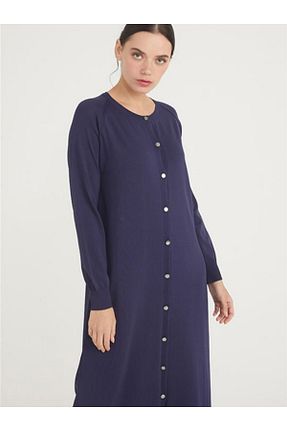 رویه حجاب سرمه ای زنانه مخلوط پلی آمید Nuss - کد 875004476