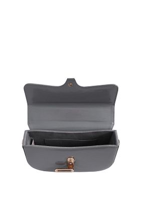 کیف دوشی طوسی زنانه چرم مصنوعی Matmazel - کد 858462741