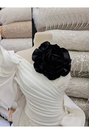 سنجاق سینه مشکی زنانه پلی استر Esteks Dantel ve Tekstil Aksesuarları - کد 875004534