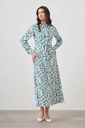 لباس سفید زنانه بافتنی Mizalle - کد 815544974