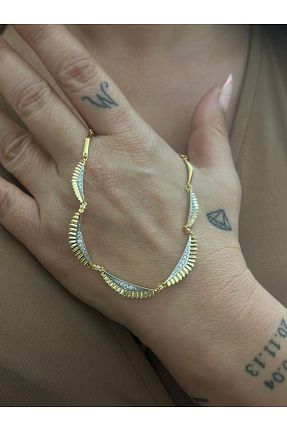 گردنبند استیل ( فولاد ) رنگی زنانه روکش طلا MyladyAccessoriess - کد 875085642