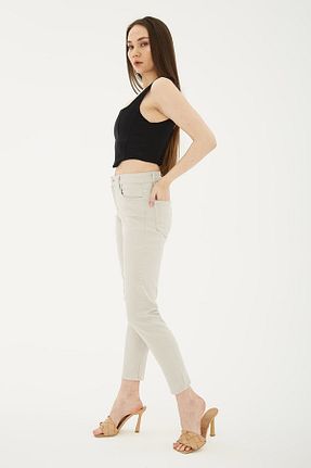 شلوار طوسی زنانه پارچه Fashion Friends - کد 650198965