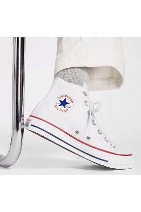 کفش اسنیکر سفید مردانه بند دار Converse - کد 875077418