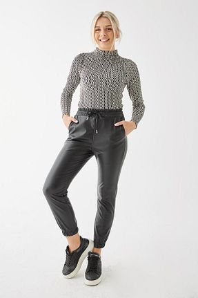 شلوار مشکی زنانه پلی استر Fashion Friends - کد 765352590