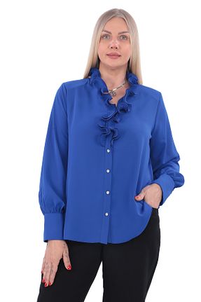 پیراهن سرمه ای زنانه رگولار KİFAYET - کد 875132826